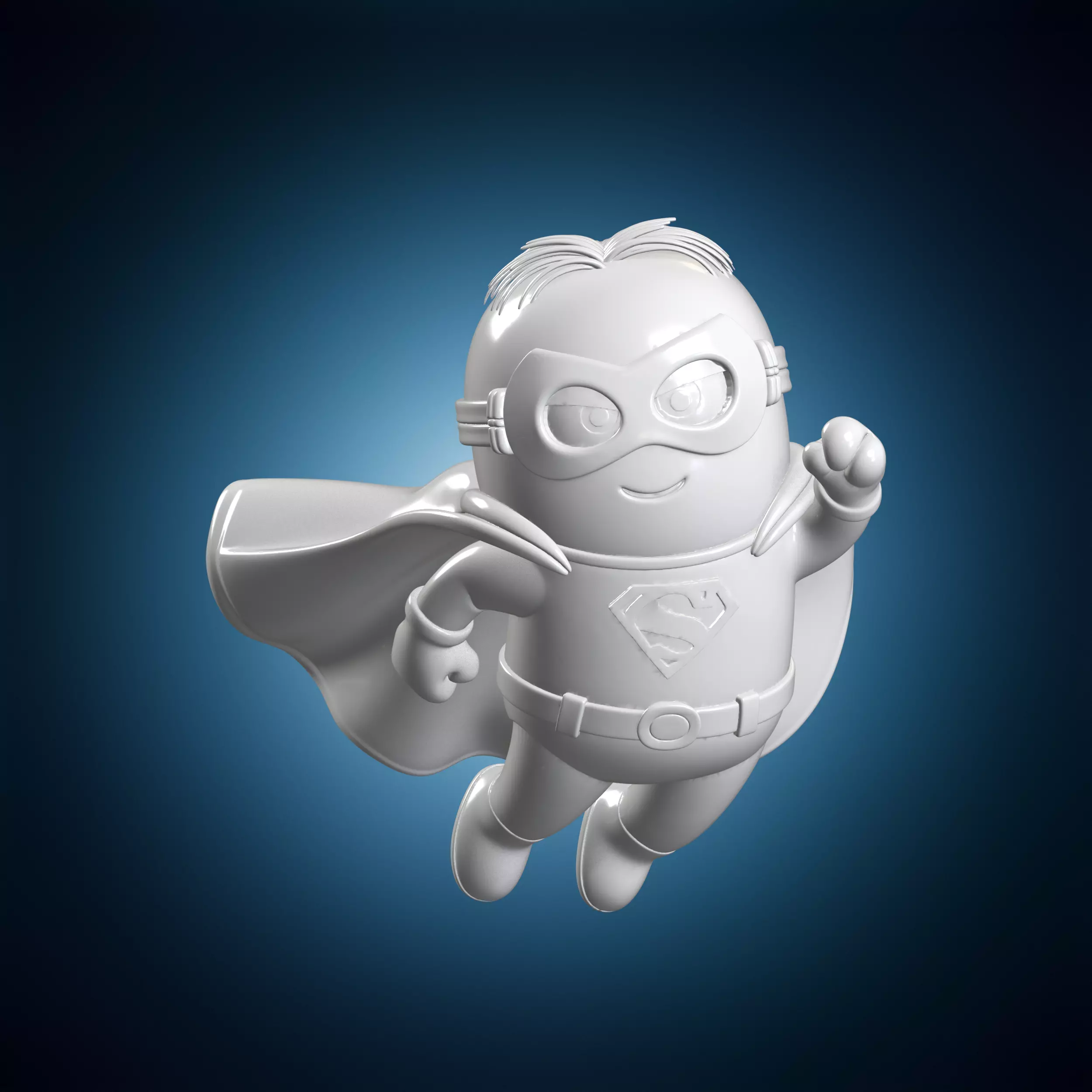 Superhero Minion 3D Print Model 3D print model