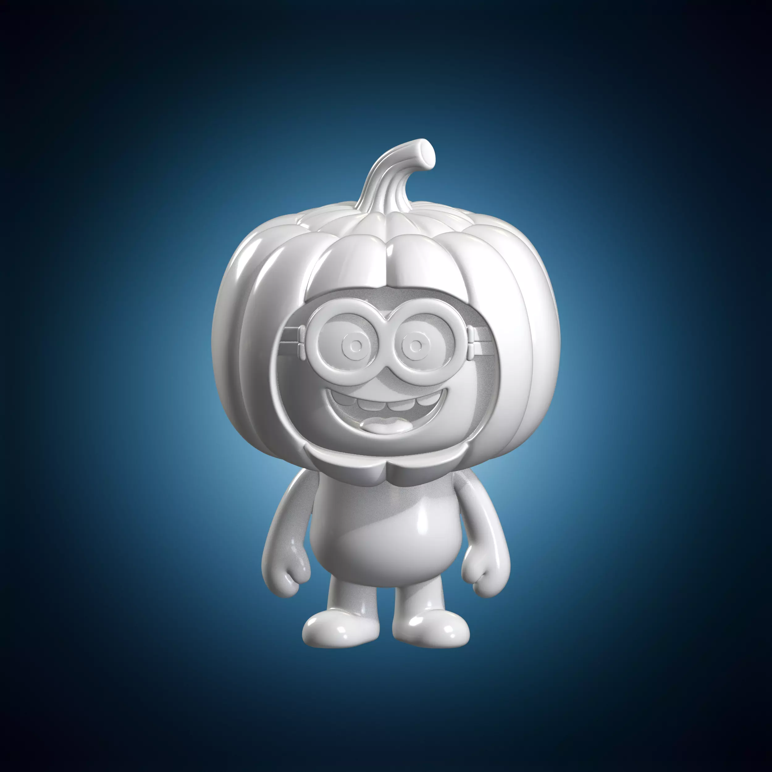 Pumpkin Minion 3D Print Model 3D print model