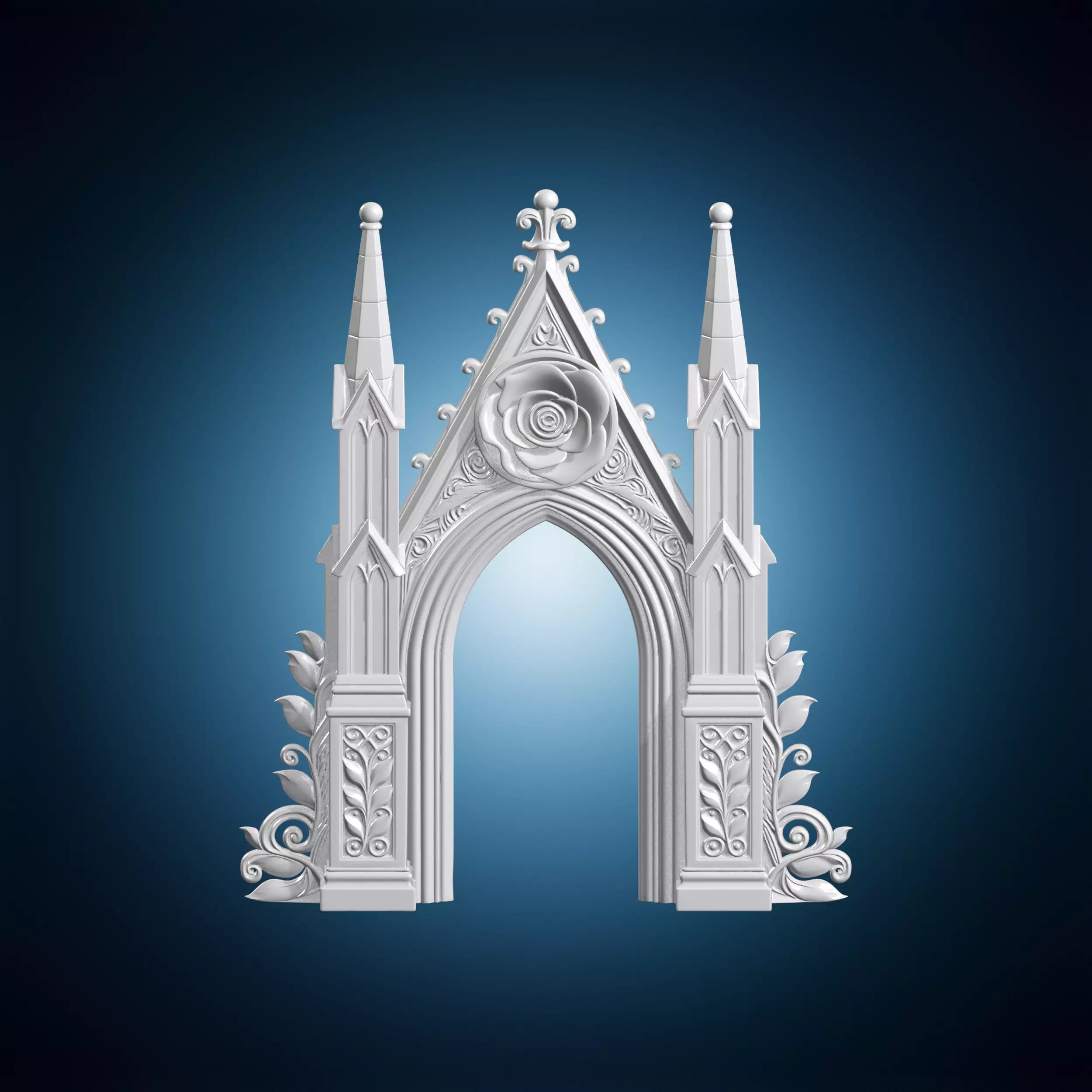 Twilight Cathedral Frame 3D Print Model 3D print model