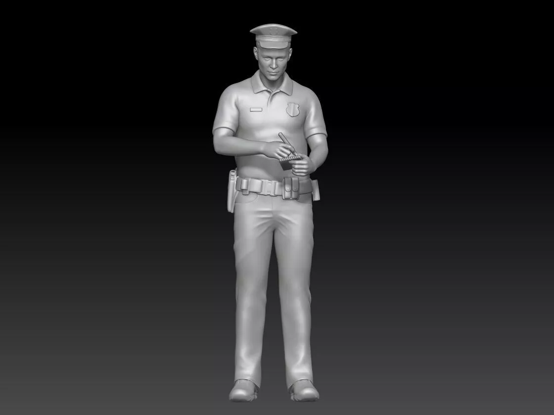 Parking Officer boy 1 3D print model