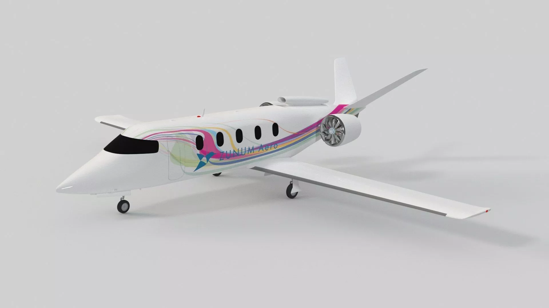 Zunum Aero Hybrid Jet 3D model