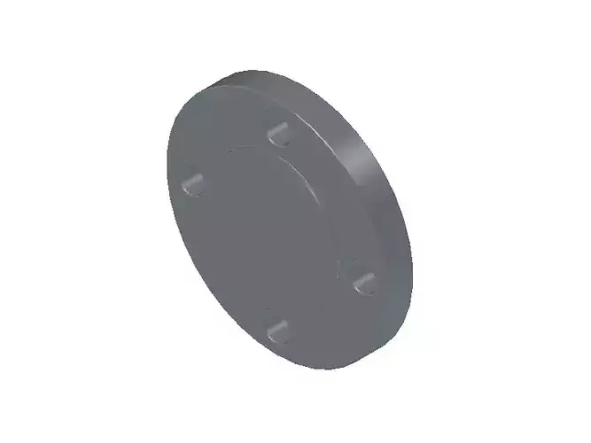 ASME B16-5 BLIND FLANGE NPS 1 1-2 CLASS 150 RF