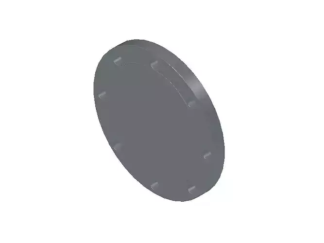 ASME B16-5 BLIND FLANGE NPS 6 CLASS 150 RF