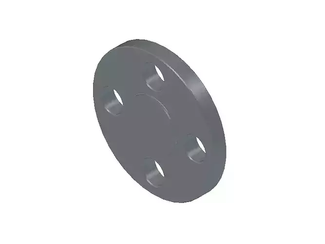 ASME B16-5 BLIND FLANGE NPS 1-2 CLASS 150 RF
