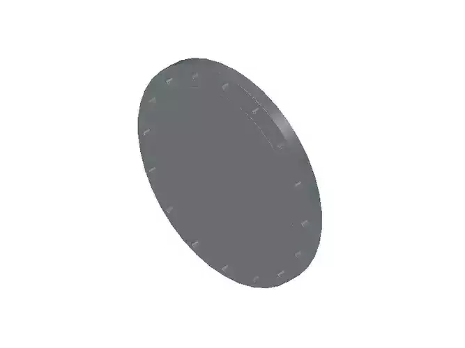 ASME B16-5 BLIND FLANGE NPS 16 CLASS 150 RF