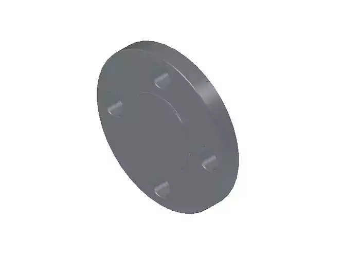 ASME B16-5 BLIND FLANGE NPS 1 CLASS 150 RF