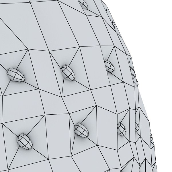 Champagne Set 2 - Bottle Flute Strawberry and Wooden Ice Bucket 3D model_45