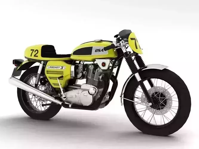 BSA Rocket 3 Racer 1969 3D model