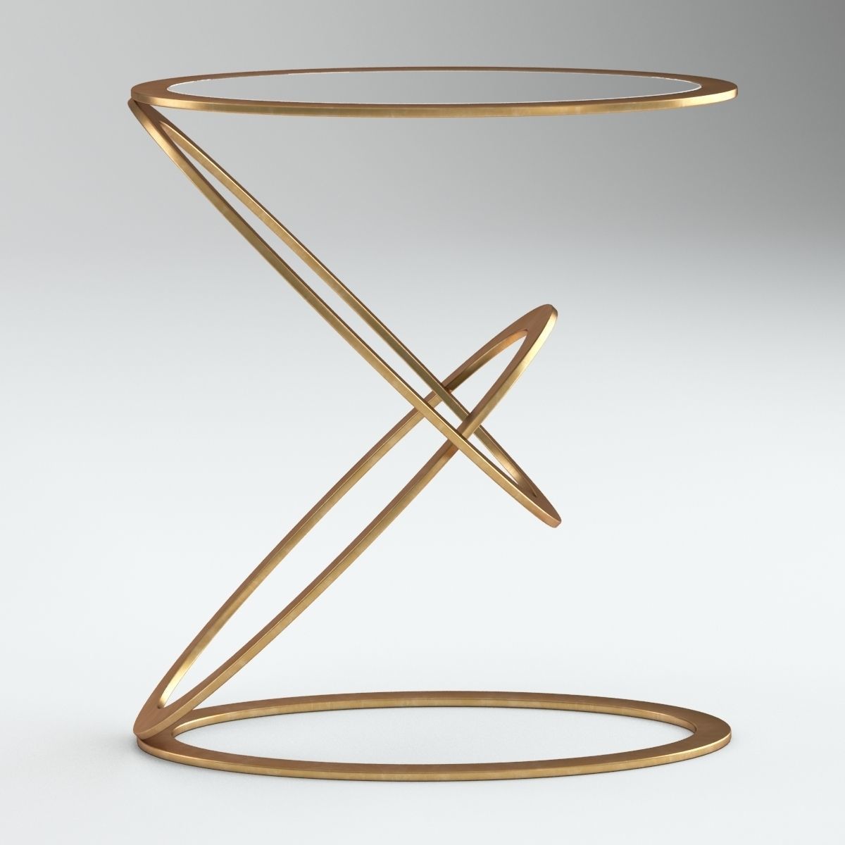 Gold Metal Side Table Cgtrader Gold Metal Side Table Model Max Obj Mtl Fbx