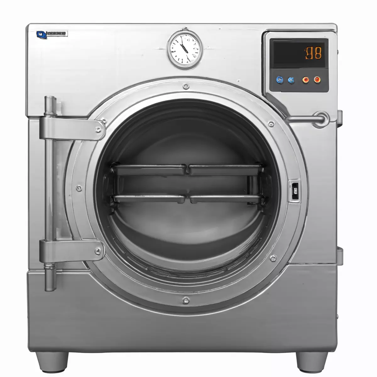 3D Model Medical Autoclave Sterilizer Chamber System 3D model