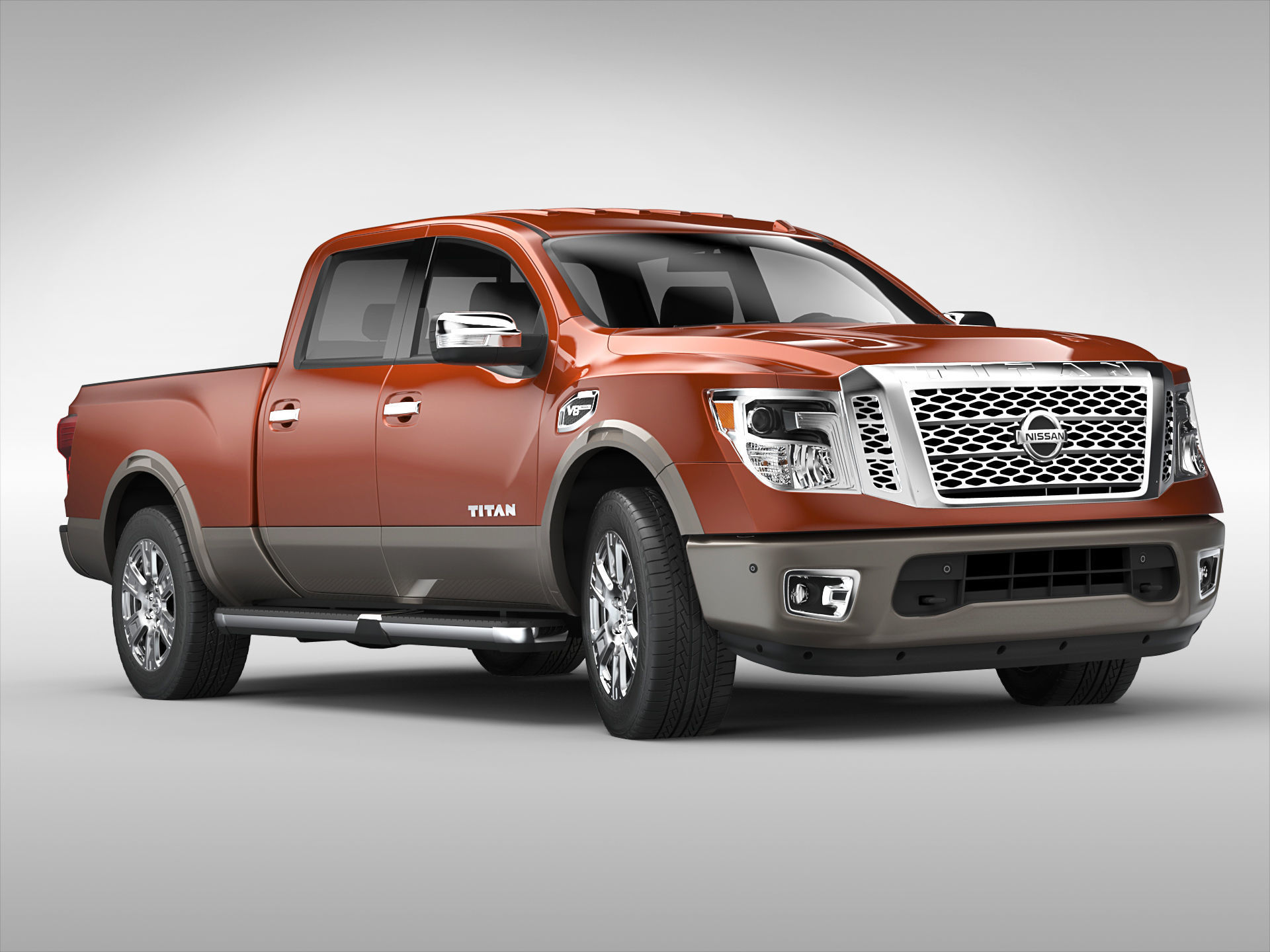 Nissan Titan 2017 3D model_3