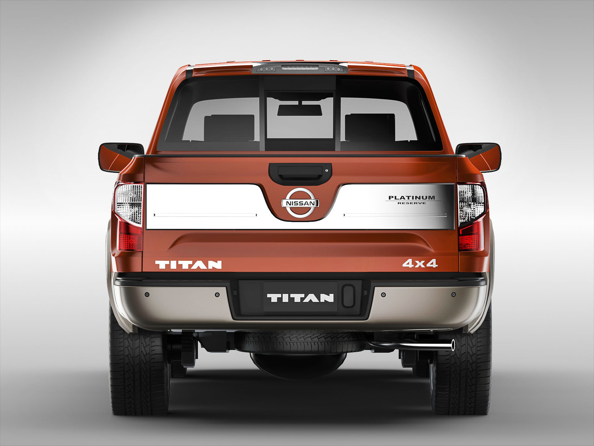 Nissan Titan 2017 3D model_5