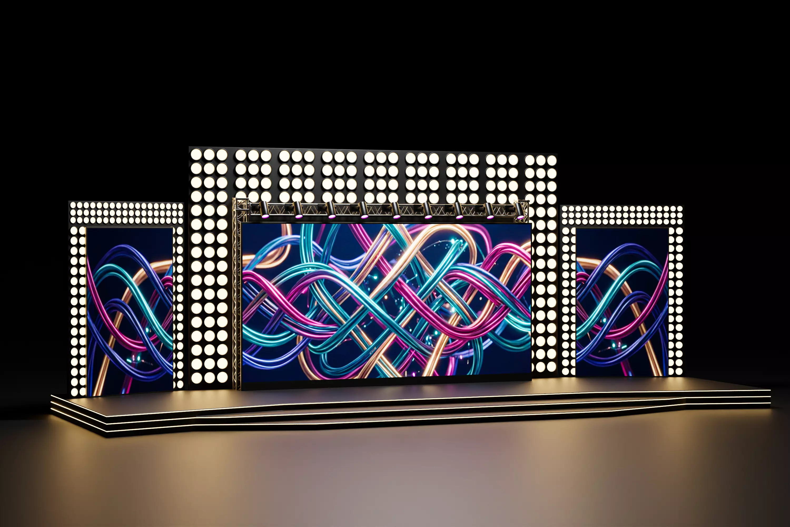 Event stage design 04 3D model