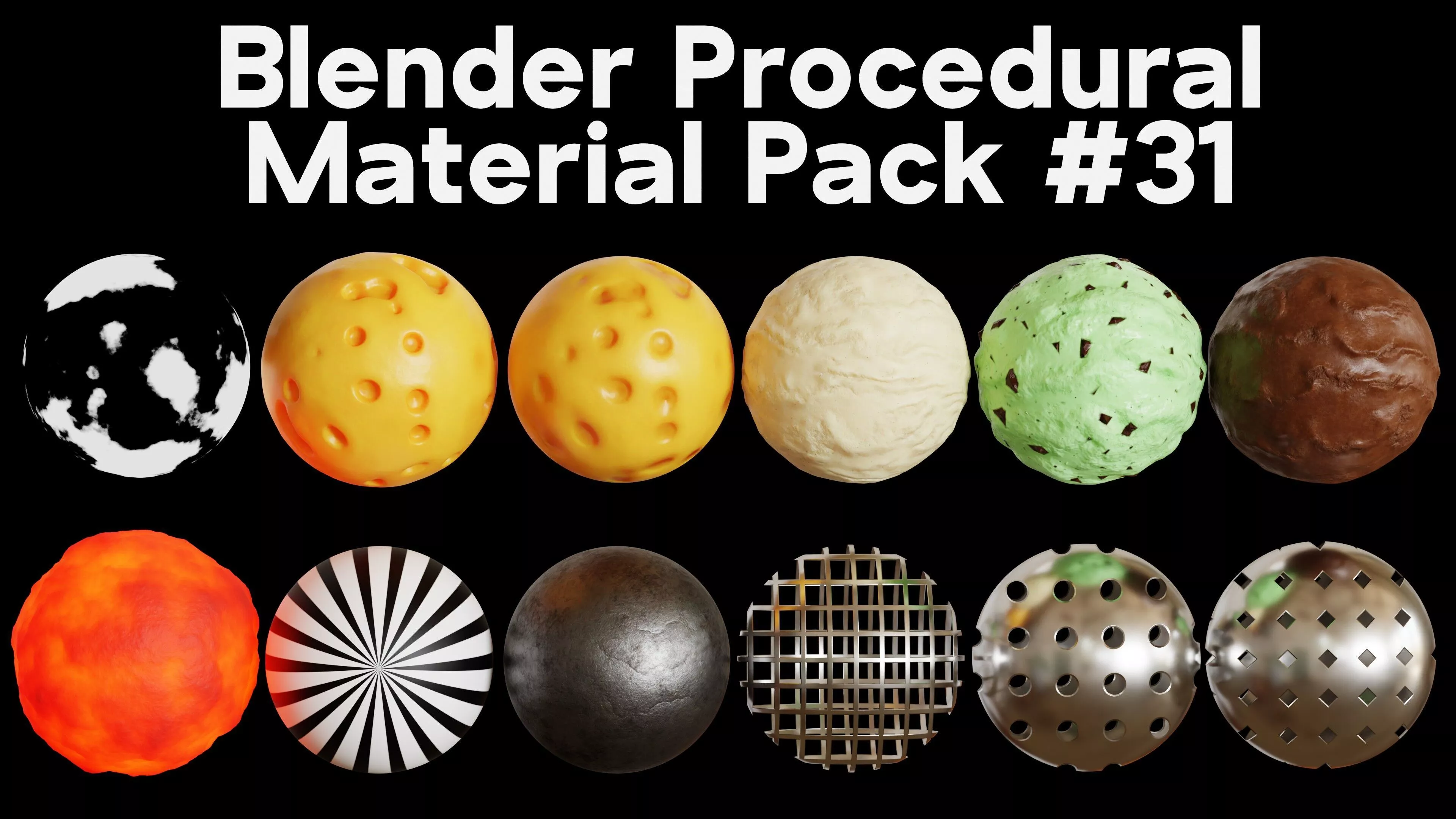 Blender Procedural Material Pack 31 Texture