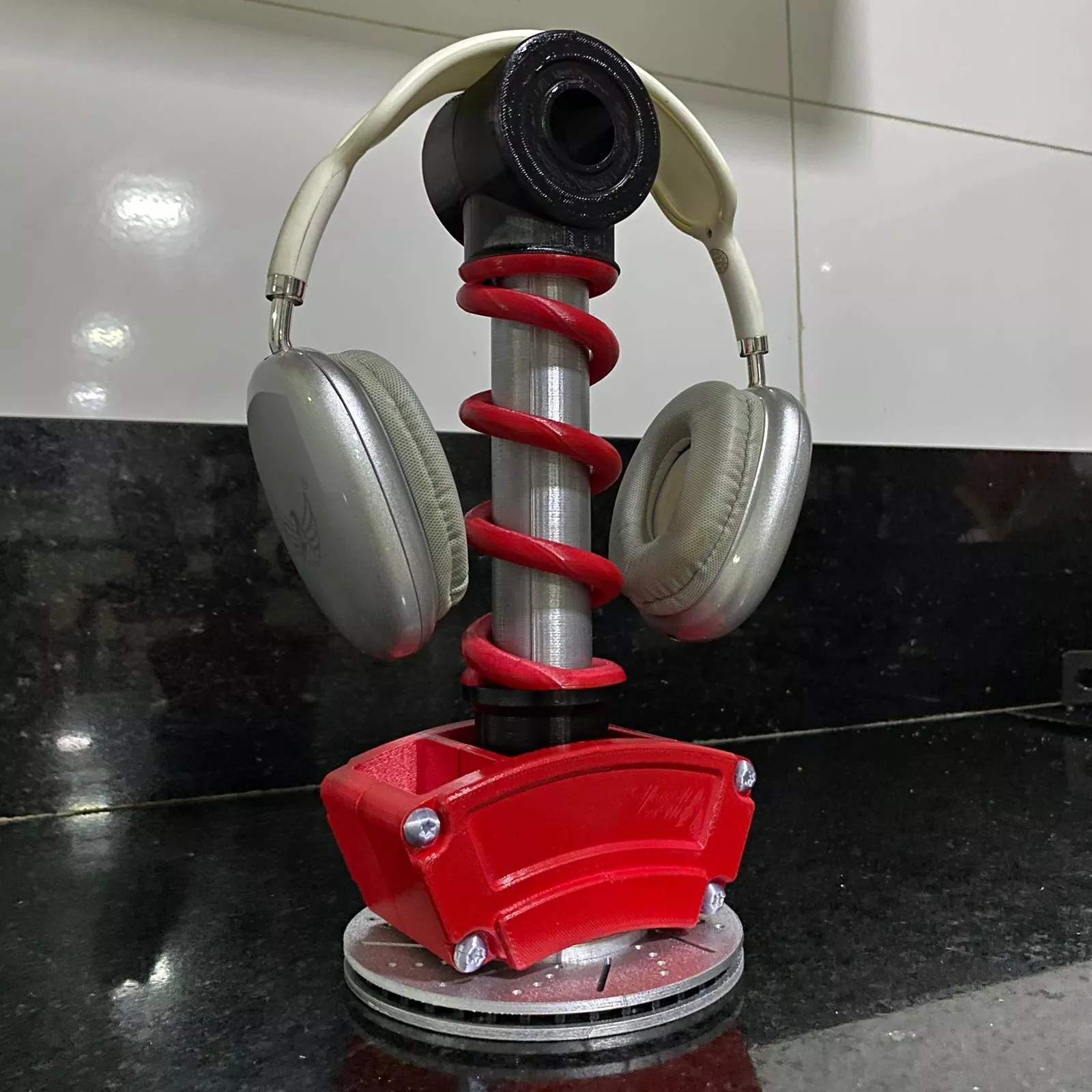 headset stand suspension design 3D print model