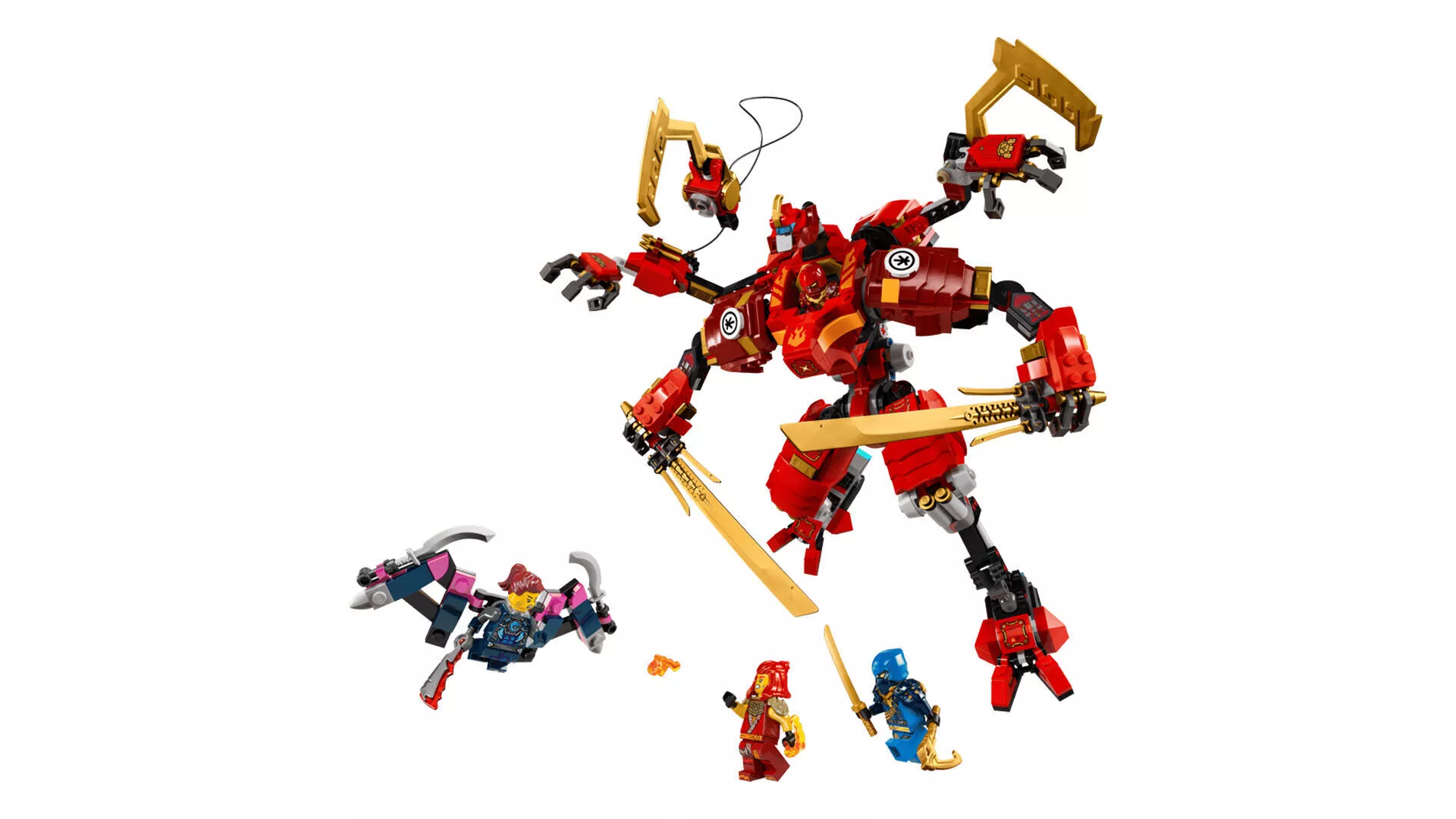 TwindBricks3D - 71812 Kai Ninja Climber Mech 3D print model