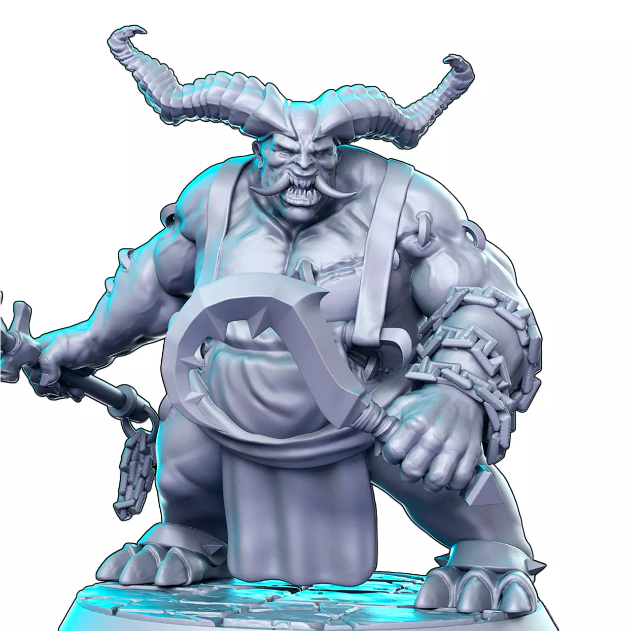 The Butcher 3D Print STL Miniature RPG 3D print model