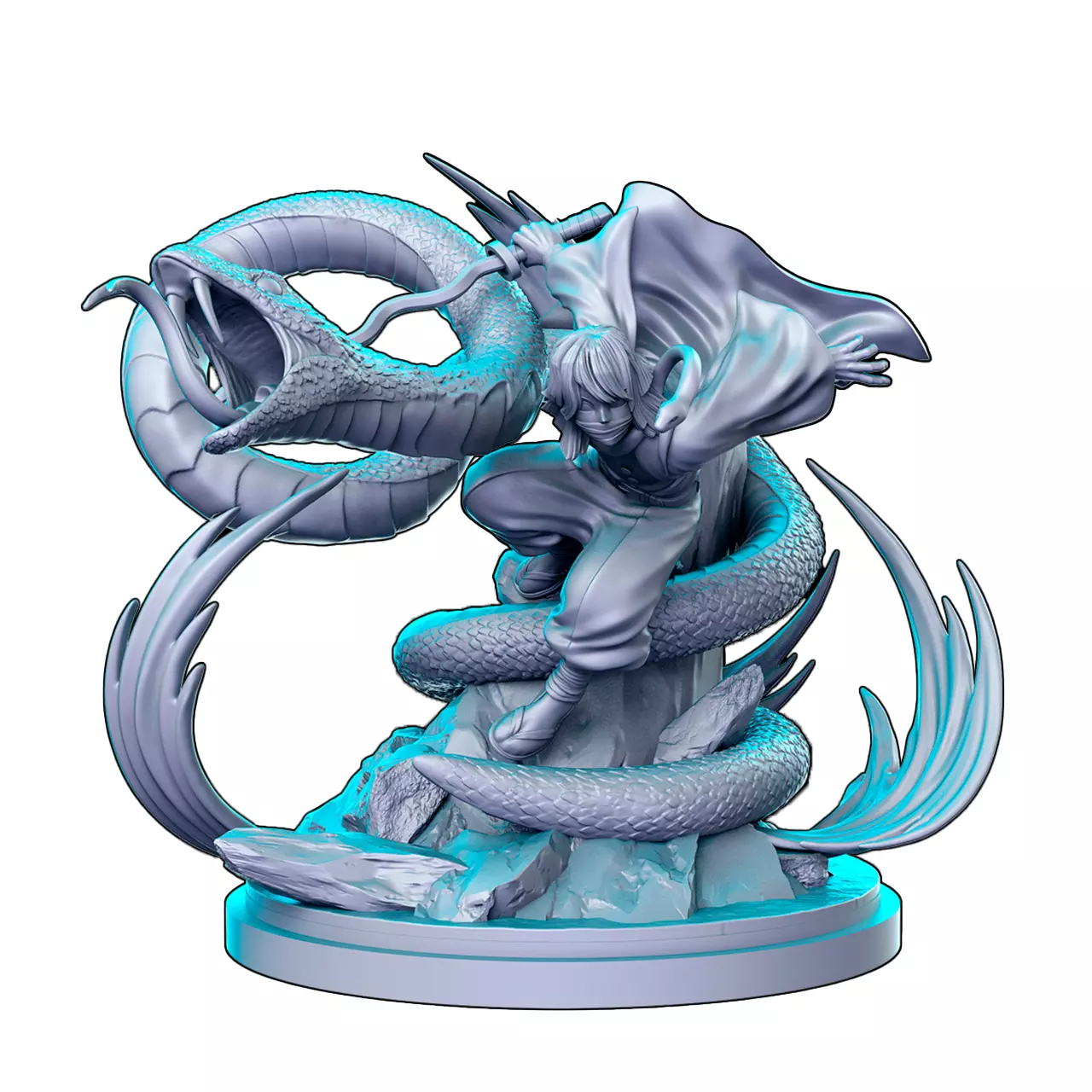 Ds Obanai 3D Print STL Miniature RPG 3D print model