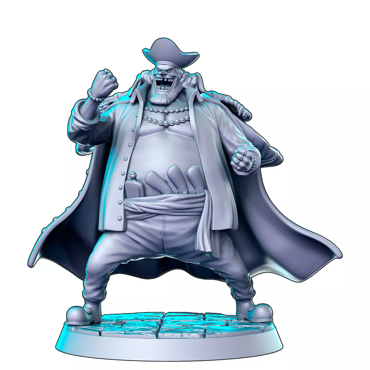 Blackbeard 3D Print STL Miniature RPG 3D print model