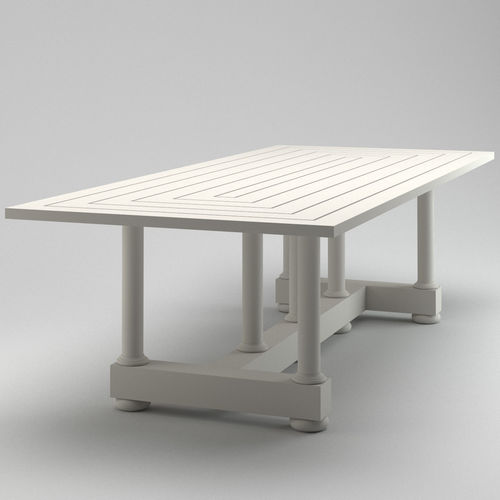 White Mckinnon And Harris Square Dining Table Model Max Obj Mtl Fbx White Mckinnon And Harris Square Dining Table Model