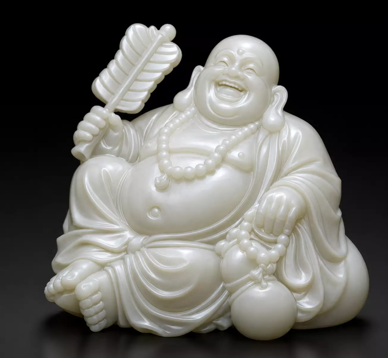 Laughing Buddha Pendant STL 25mm 3D print model