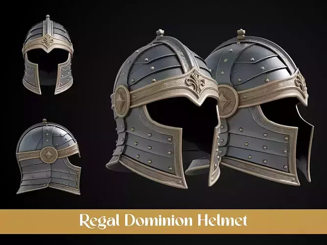 Stylized Royal Knight Dominion Helmet - Regal Dominion