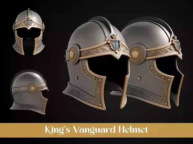 Stylized Royal Knight Dominion Helmet - Kings Vanguard