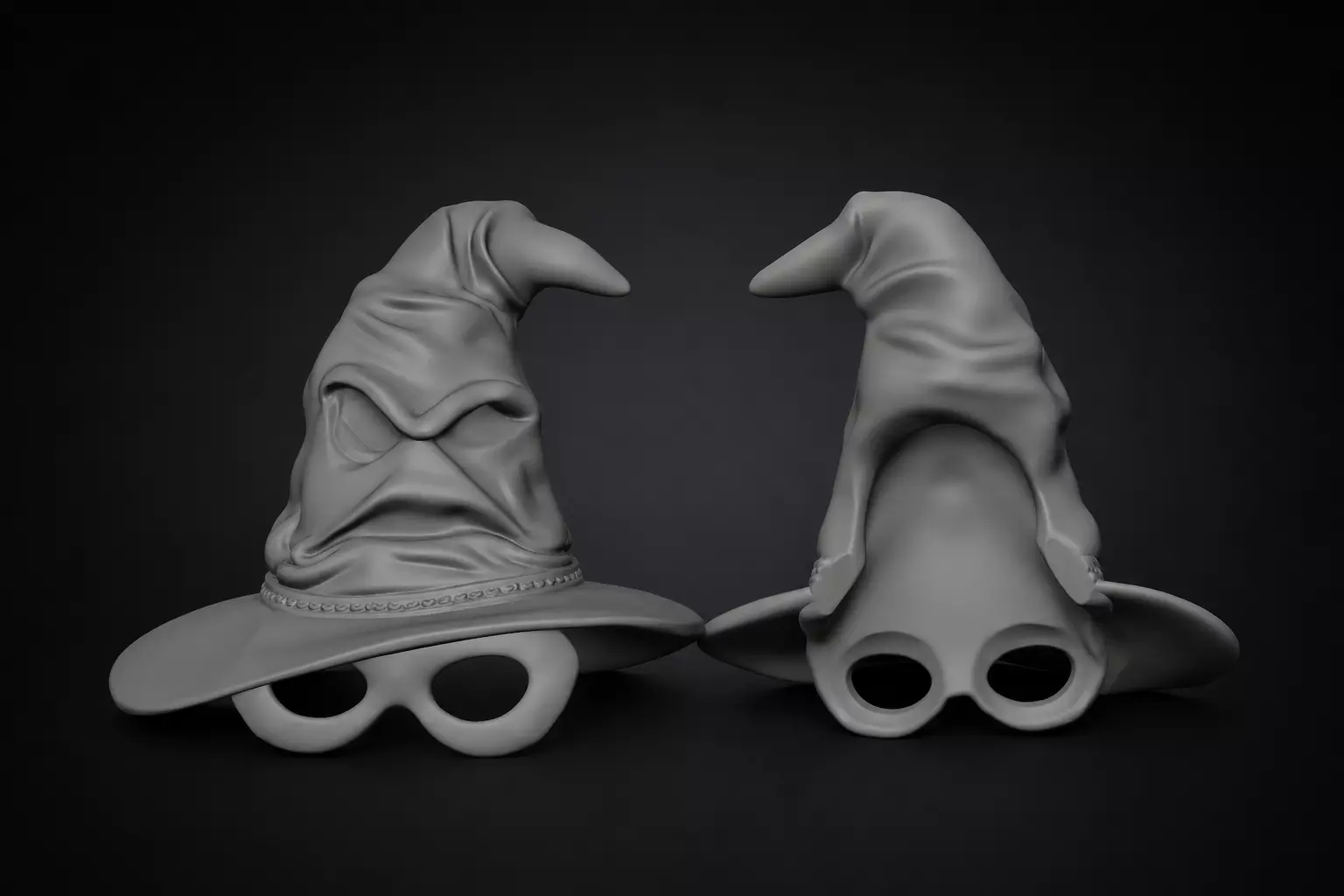 Harry Potter Sorting Hat Mask 3D print model