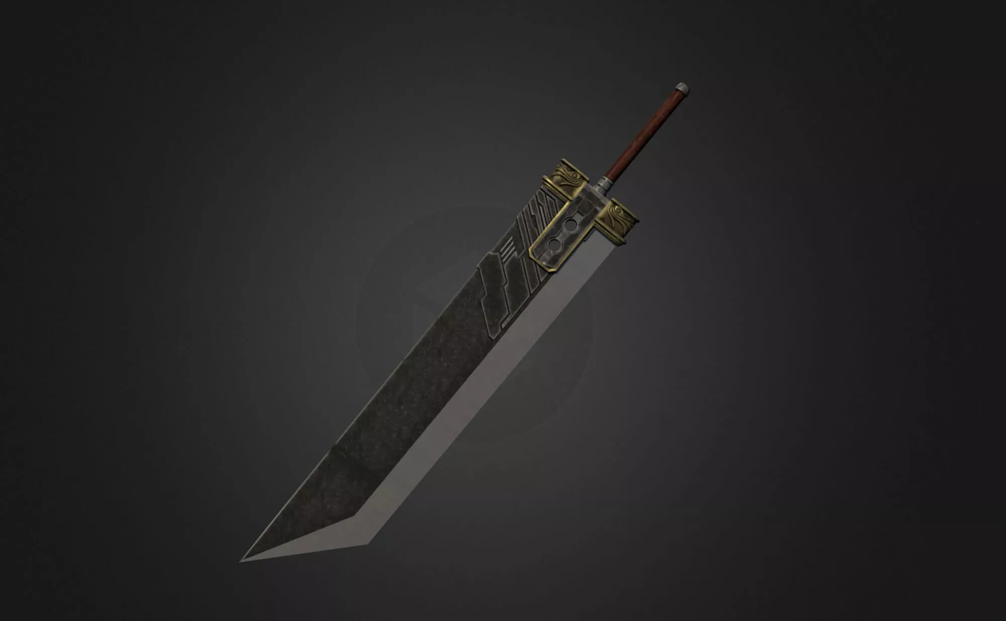 Buster Sword Final Fantasy 7 STL 3D Print Files 3D print model