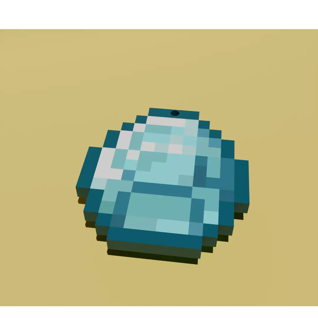 Style Minecraft Diamond - Voxel Fan Art 3D print model