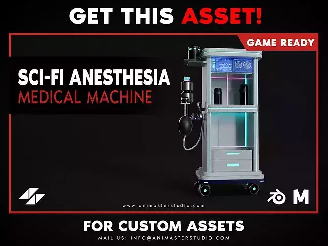 Futuristic Anesthesia Machine