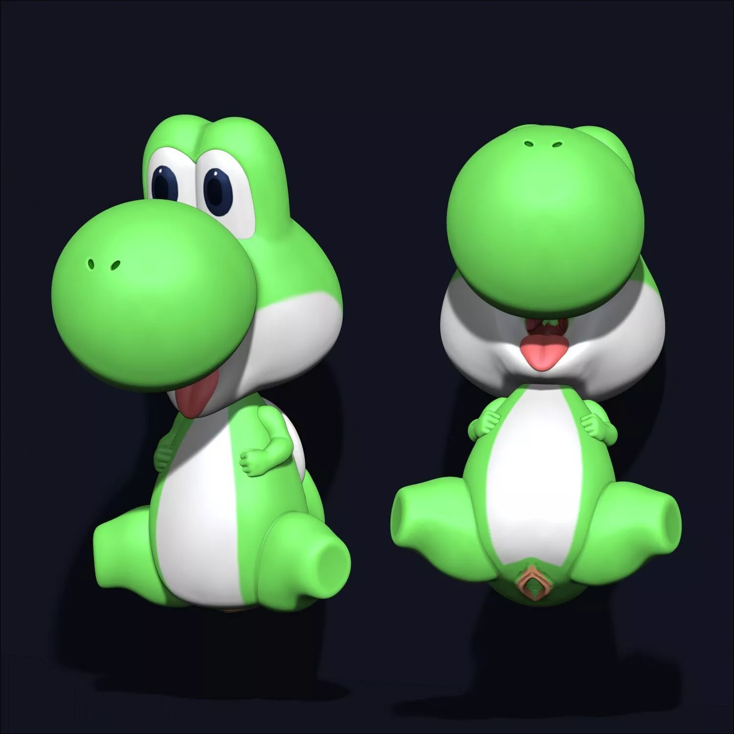 Masturbator yoshi with molds 3D print model