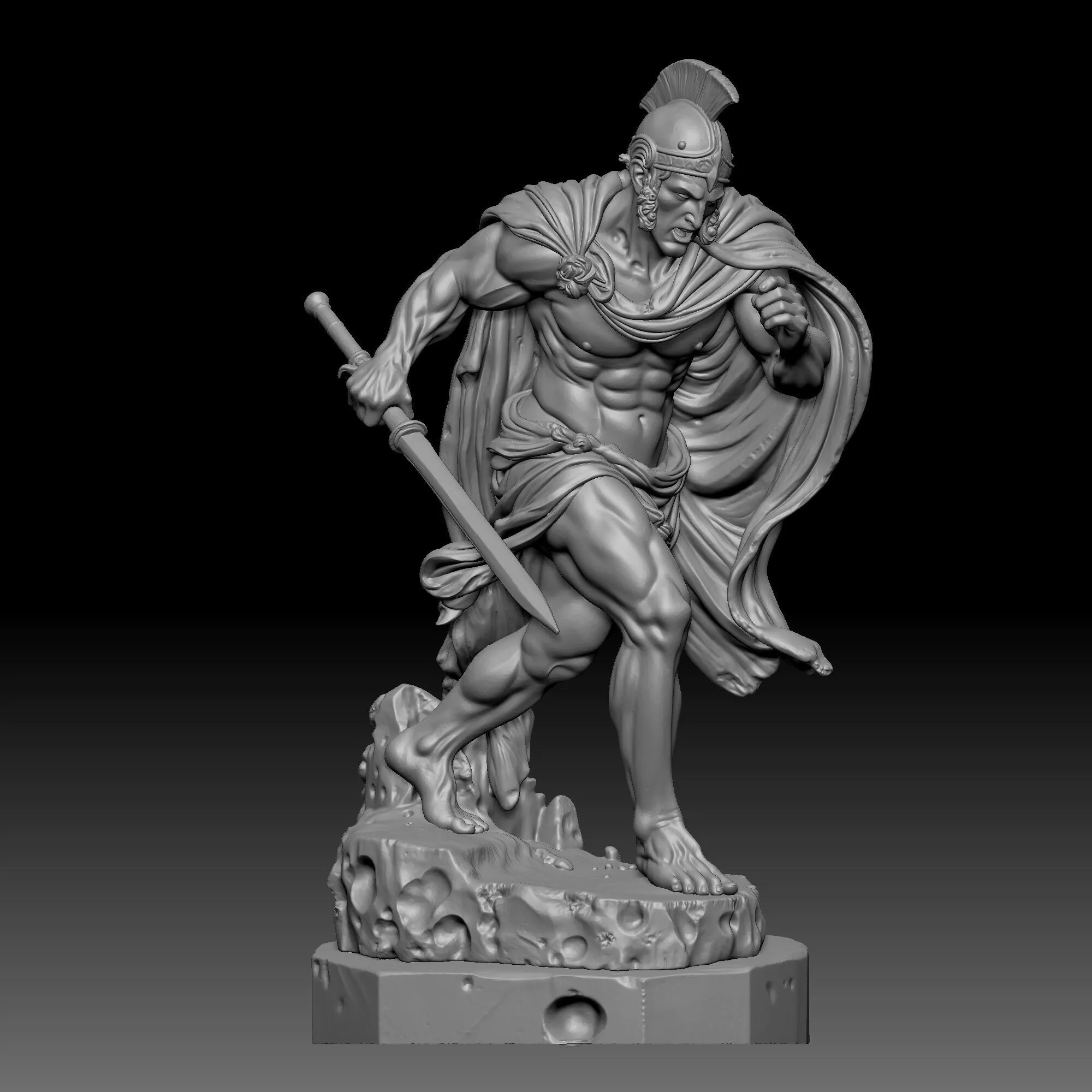 Spartan warrior 3D print model