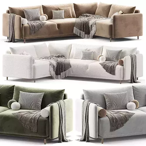 Corner sofa Sayle by Divan 3D model 5