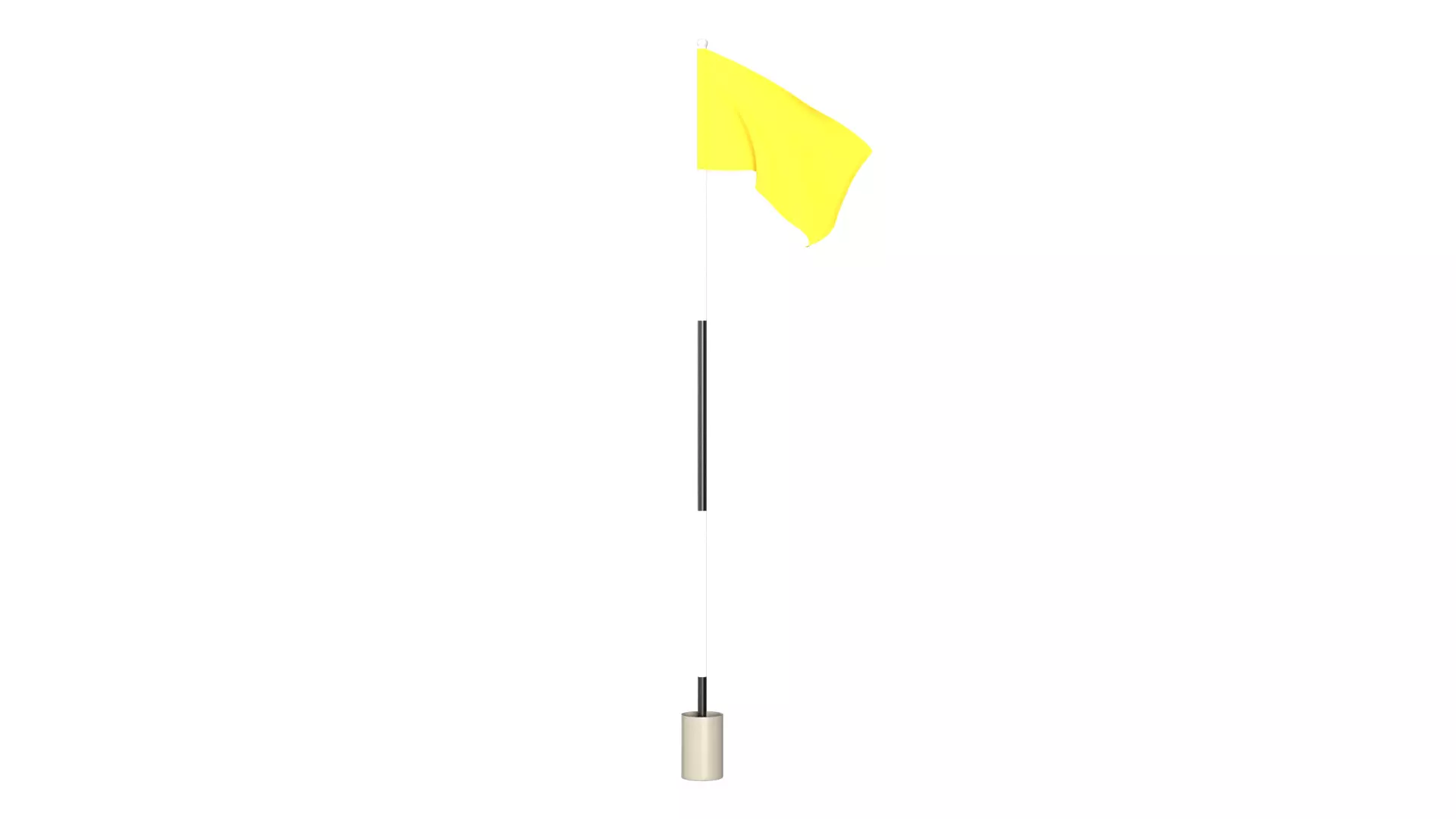 Golf Flag PBR 4 Low-poly 3D model