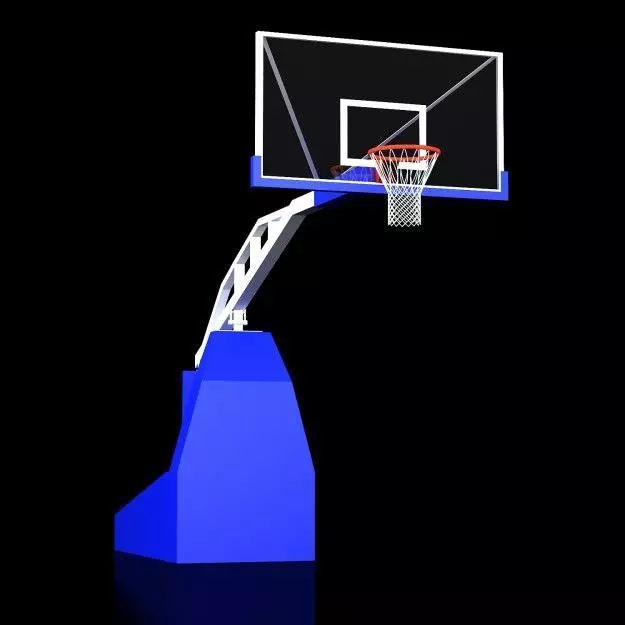 Basketball Backboard Backstop 3D model