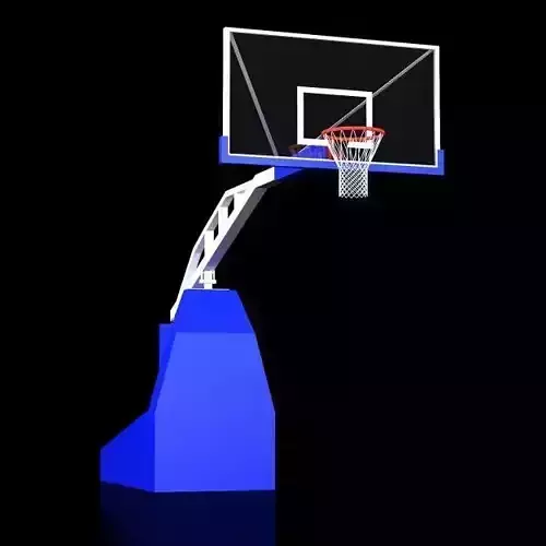 Basketball Backboard Backstop 3D model