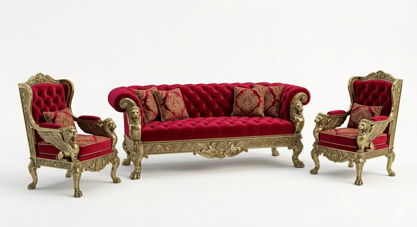 Contemporary Sofa Set 3D Model 3D print model