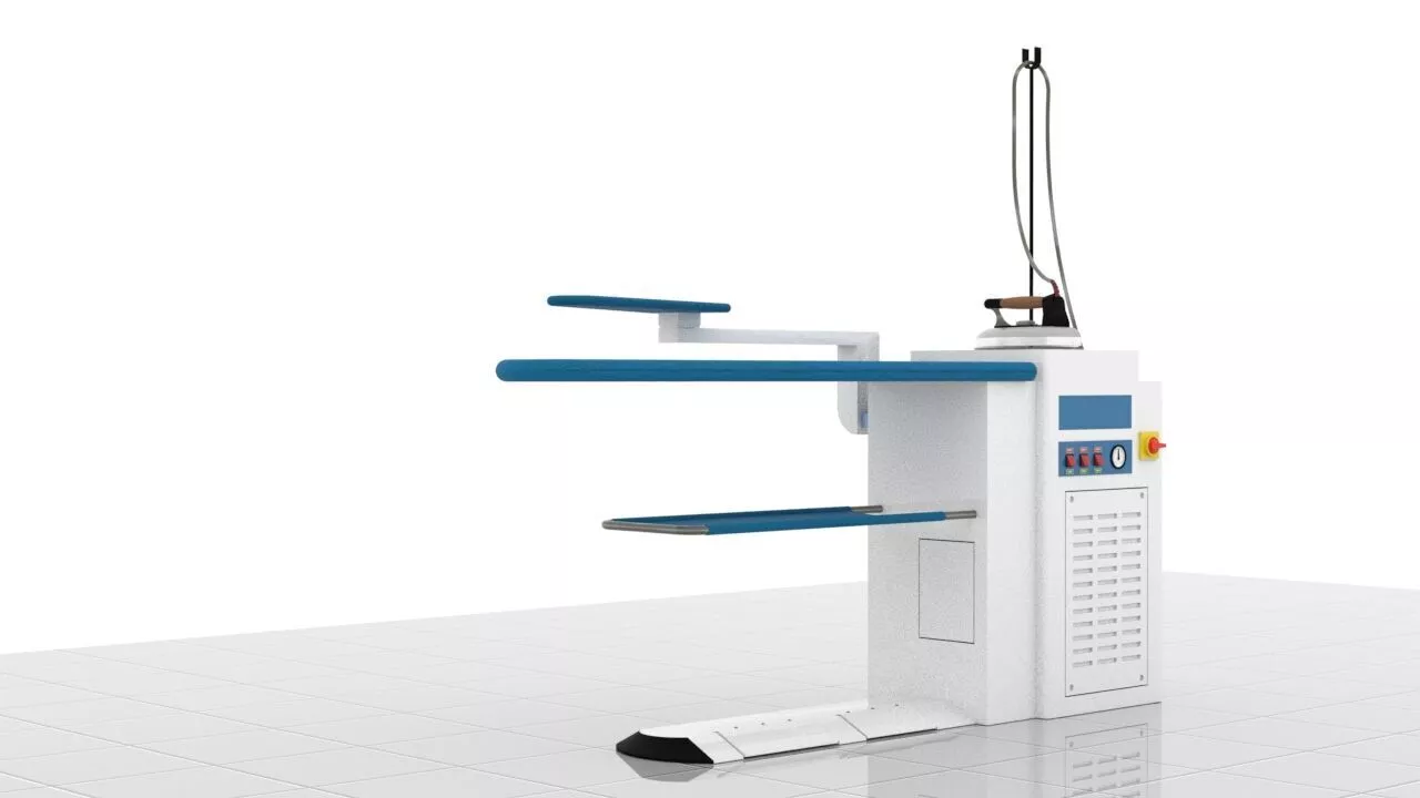 Steam Ironing Table Laundry Equipment 3D Model 3D model