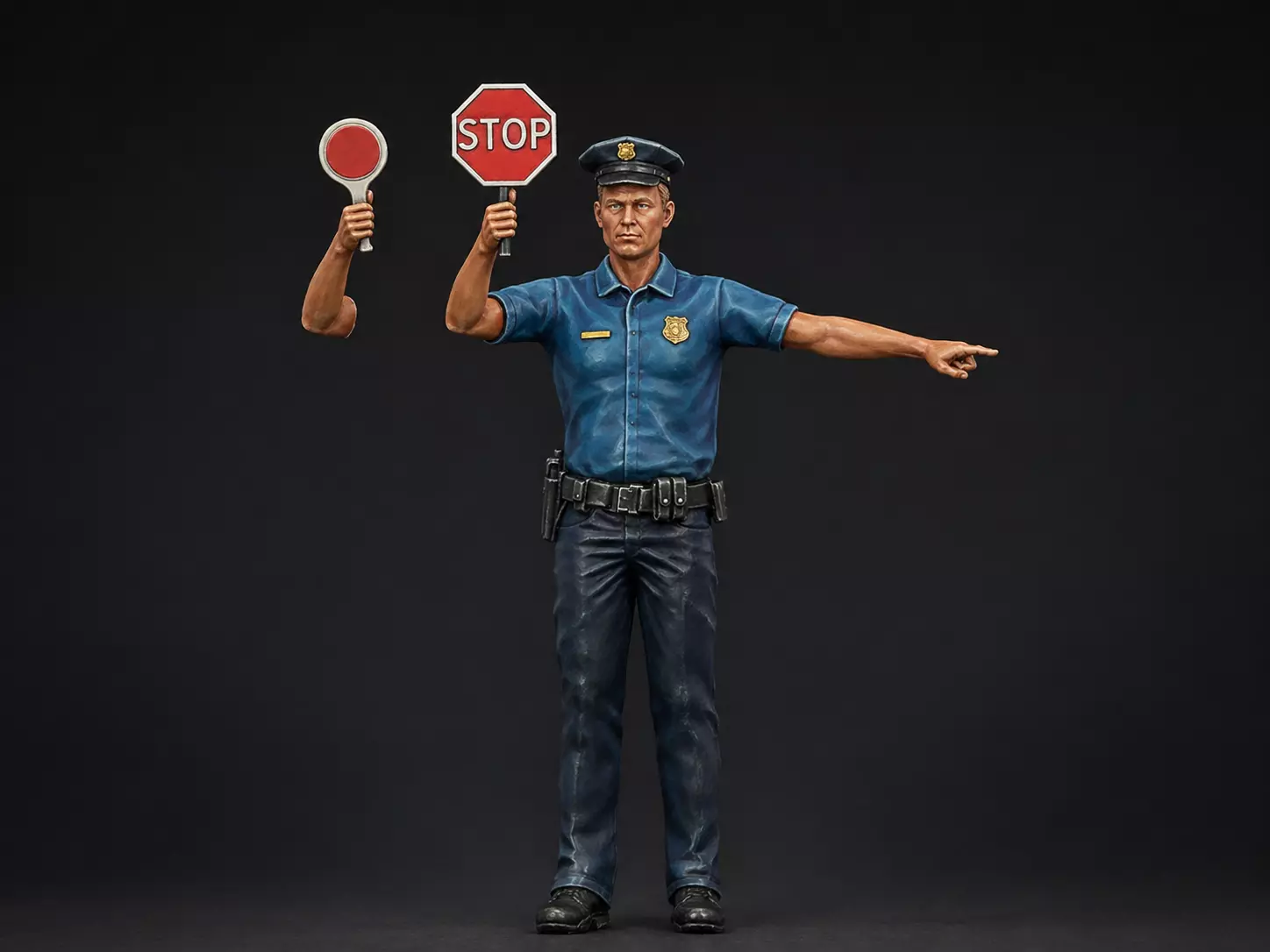Parking Officer boy 4 3D print model