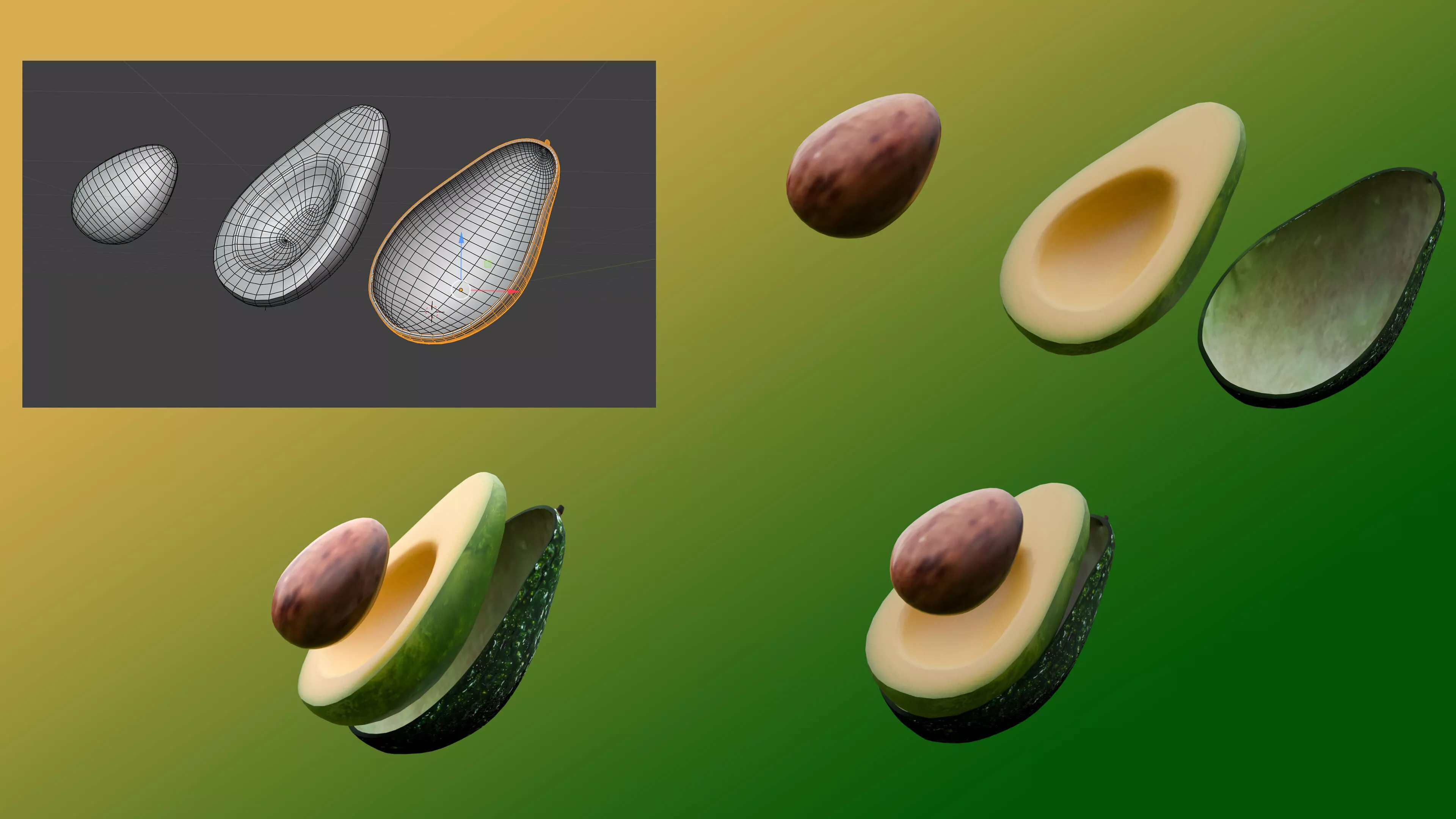 AGUACATE 3D 3D model