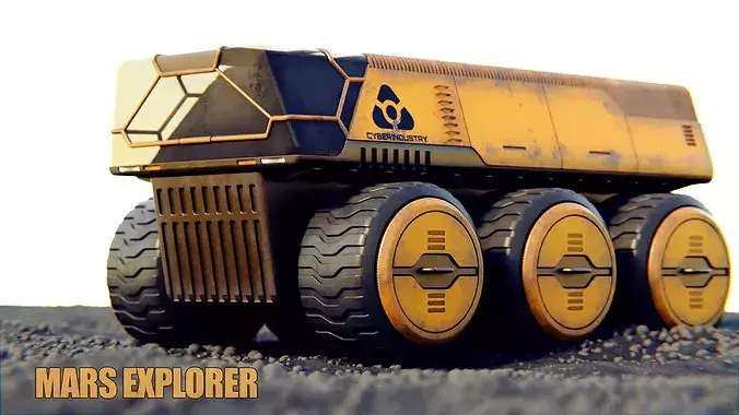 MARS EXPLORER TRUCK RIGGED