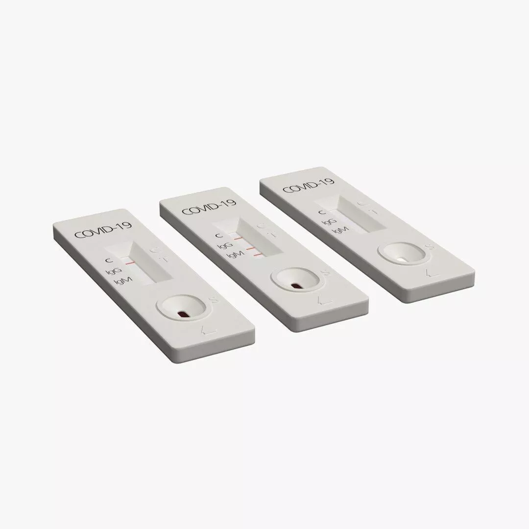 COVID-19 test 3D model