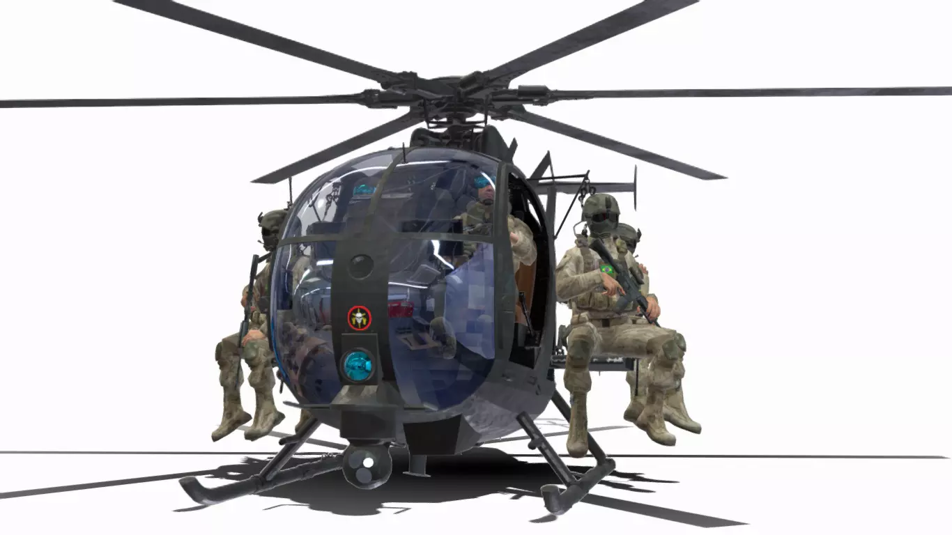 AH6 BOPE Low-poly 3D model