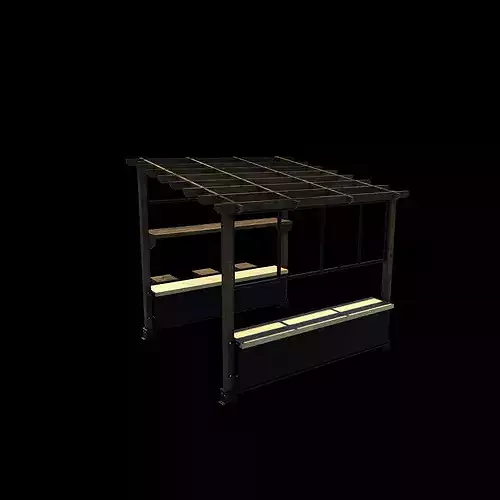 Outdoor Bar  3D model 5