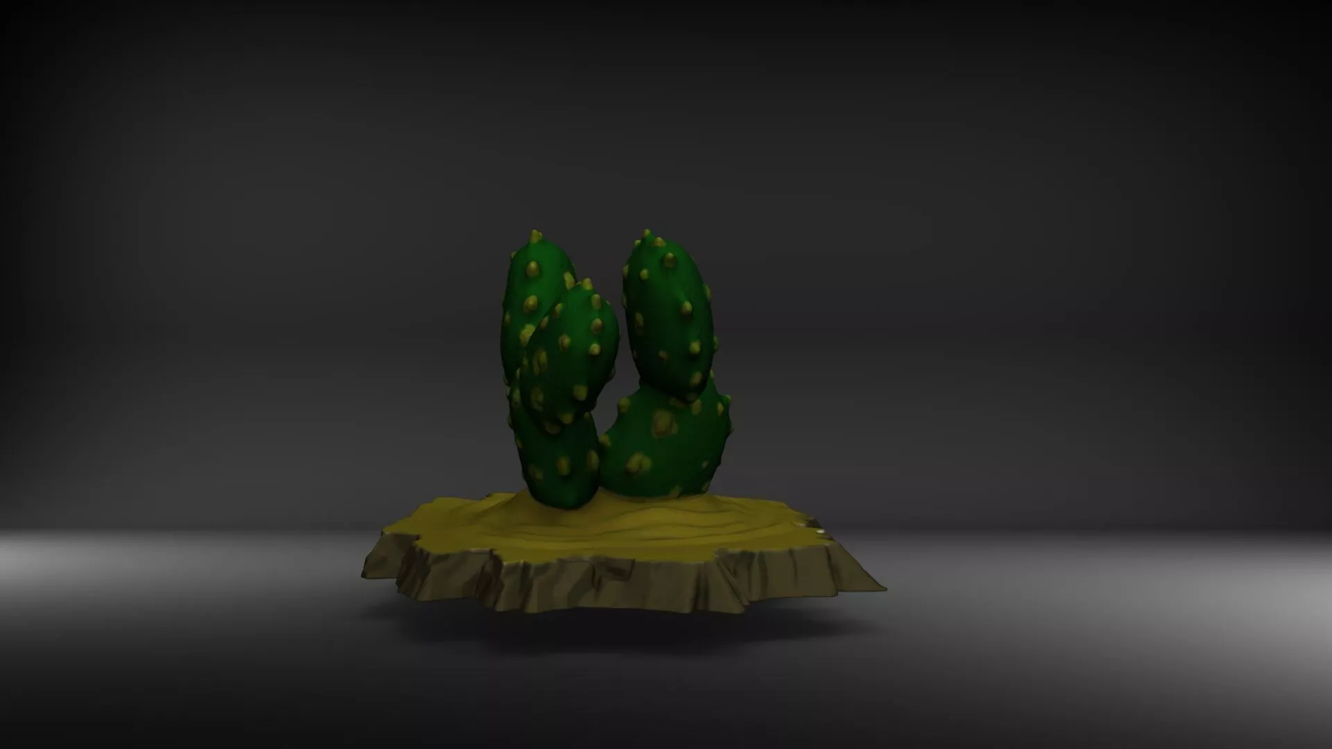 Cactus Salvaje del Desierto 3D print model