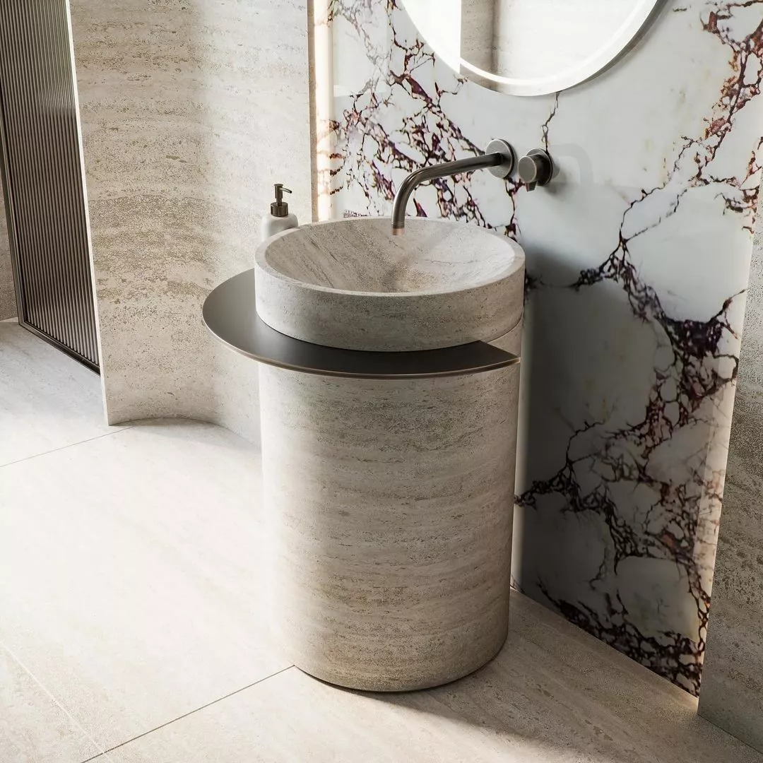 Washbasin Viola Stone 3D model