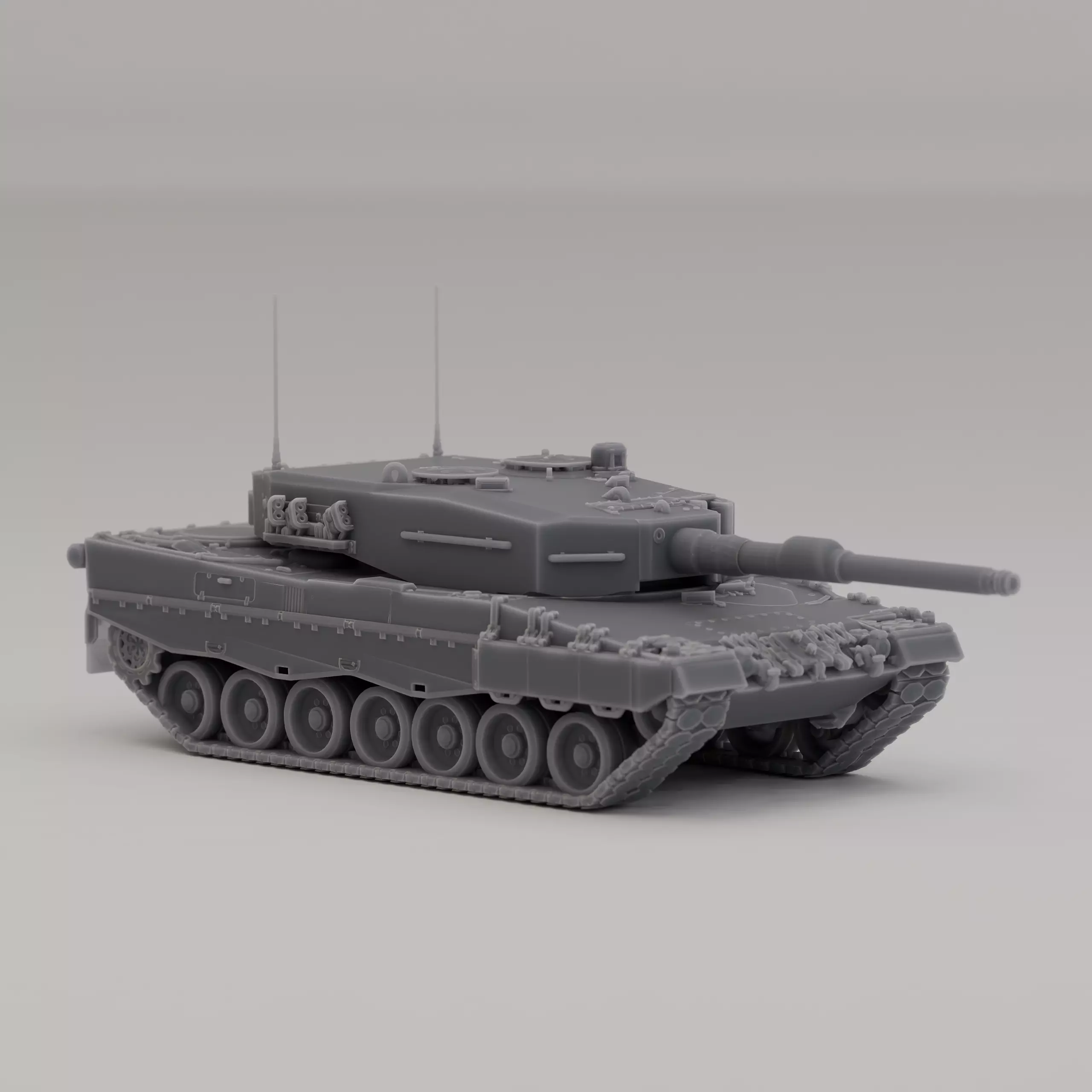 Leopard 2A4NL MBT Germany Cold War 1985 3D print model
