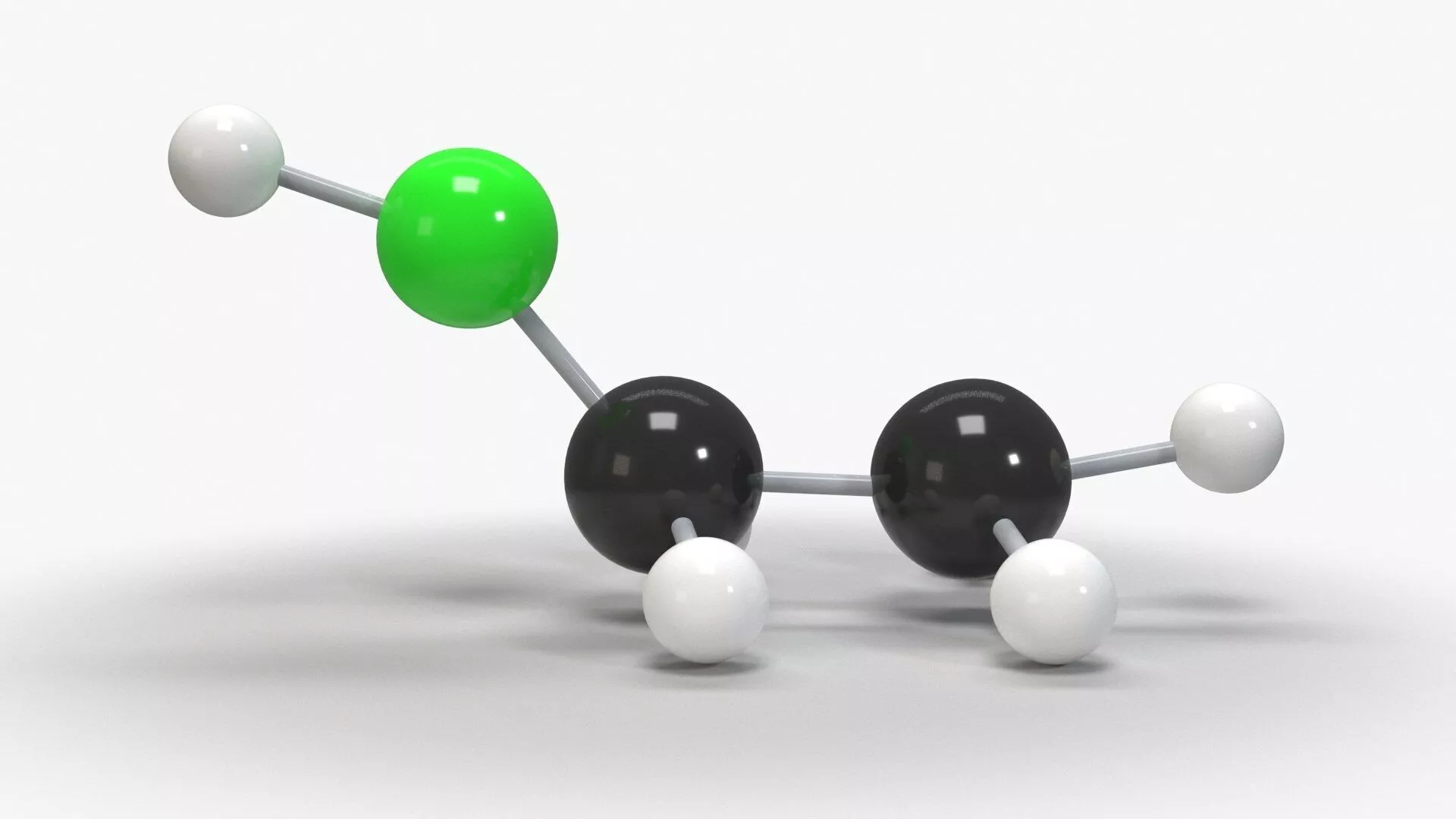 Ethanol Molecular Model 3D model
