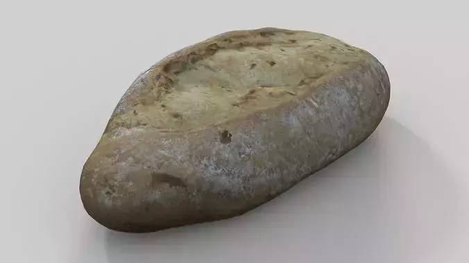 Bread Roll 01  3D model 6